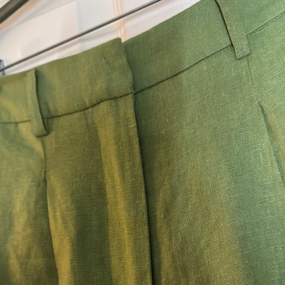 Deluc Muted Green Flare Pants - Picture 3 of 9